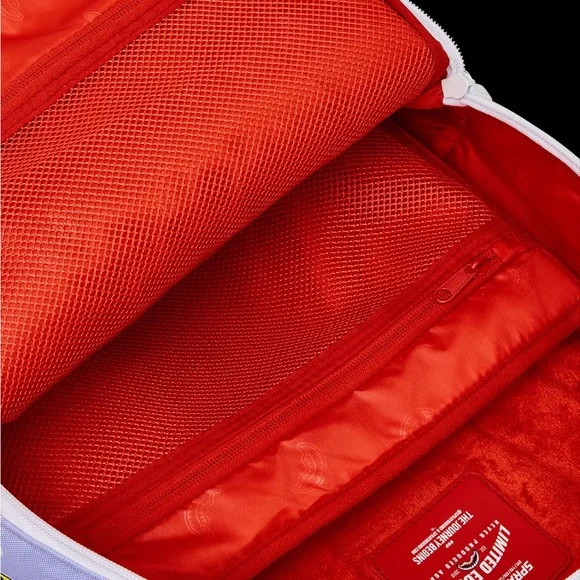 Sprayground Purple Backpack with Fun Graphics - Picture 2 of 2